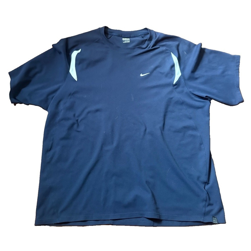 Nike Fit Dry Mens T Shirt Blue XL Athletic Workout Gym Dri-FIT 892994-477